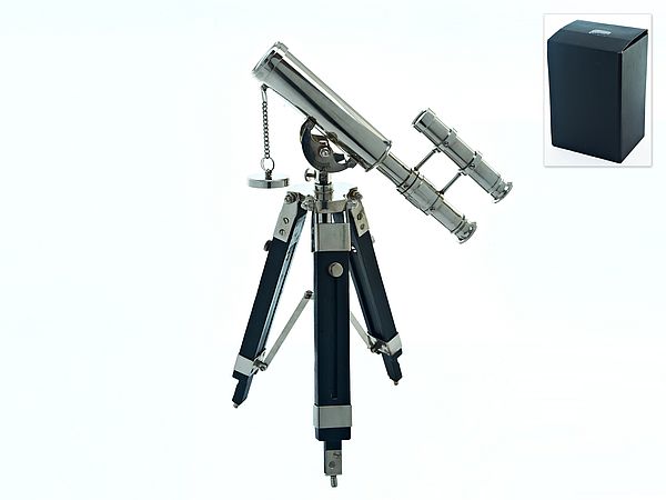 Зрительная труба (телескоп двойной на треноге, любительский)